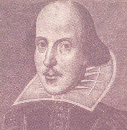 У.Шекспир. Гравюра М.Друсхоута. 1623